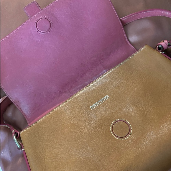 Vintage Leather Dooney & Bourke Shoulder Bag - Picture 4 of 9